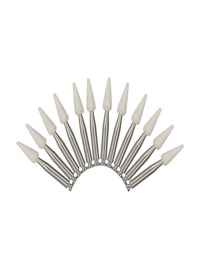 12Pcs/Pack Dental Polishing Stone Burs Dental High Speed Drills Teeth Care Dental Tool - Image 2