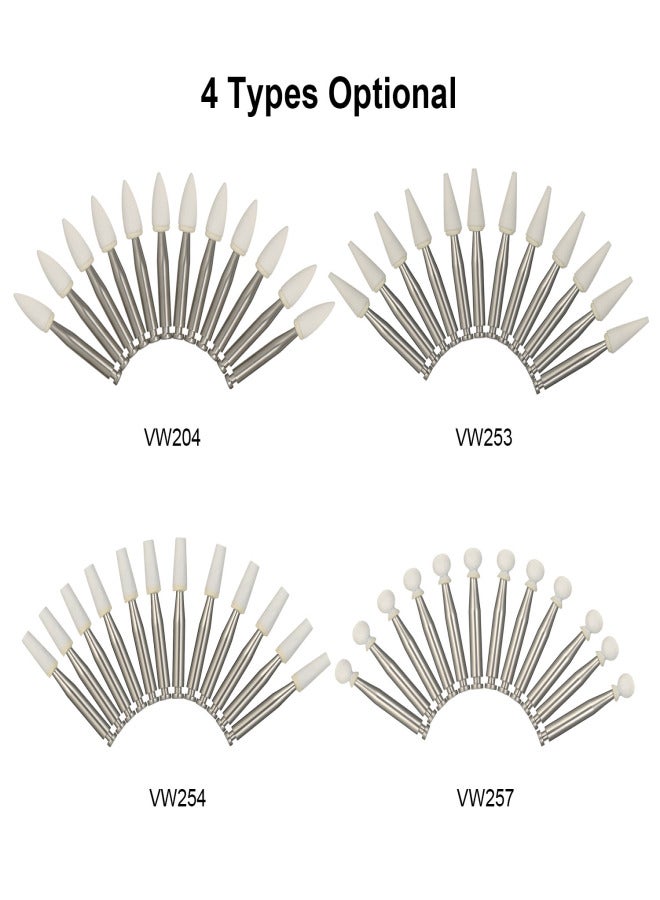 12Pcs/Pack Dental Polishing Stone Burs Dental High Speed Drills Teeth Care Dental Tool - Image 5