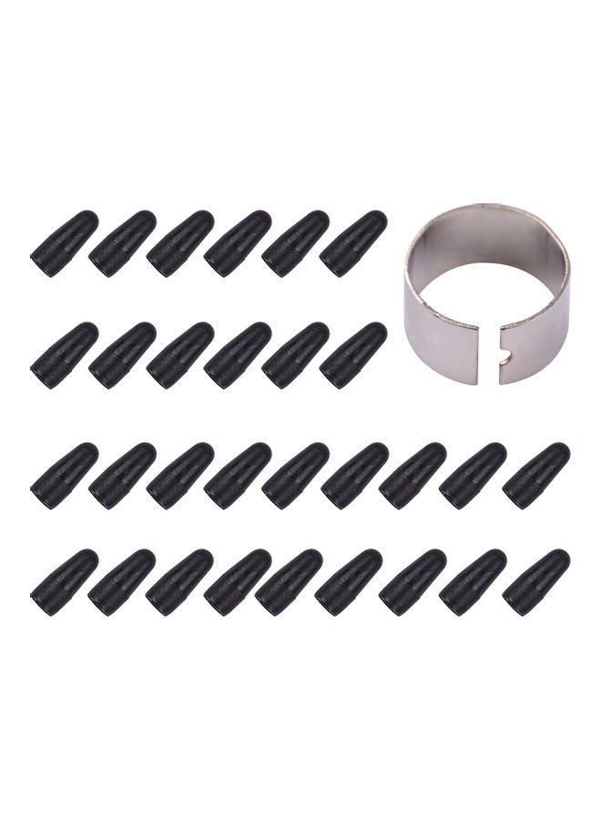 NIBEMINENT 30-Piece Replacement Pen Tips With Clip Black  - Image 1