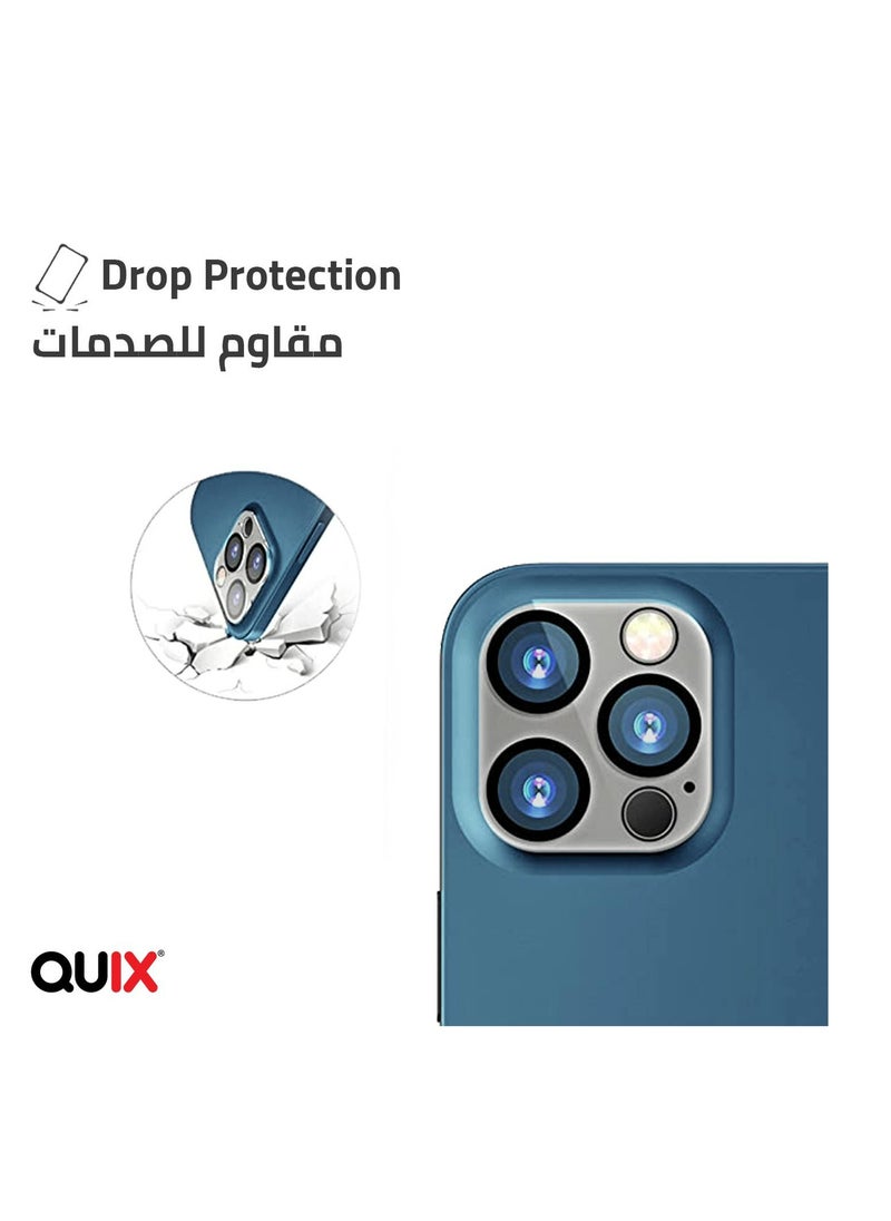 Camera Lens Protector for iPhone 15 pro/ 15 pro max Tempered glass with a durable and distinctive scratch-resistant metal frame - Protects the lens from damage and sudden shocks