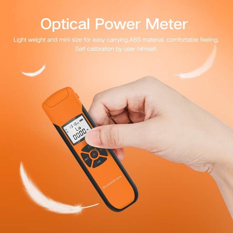 Portable Lightweight Optical Power Meter High Precision Rechargeable Optical Power Meter 7 Wavelength - Image 2
