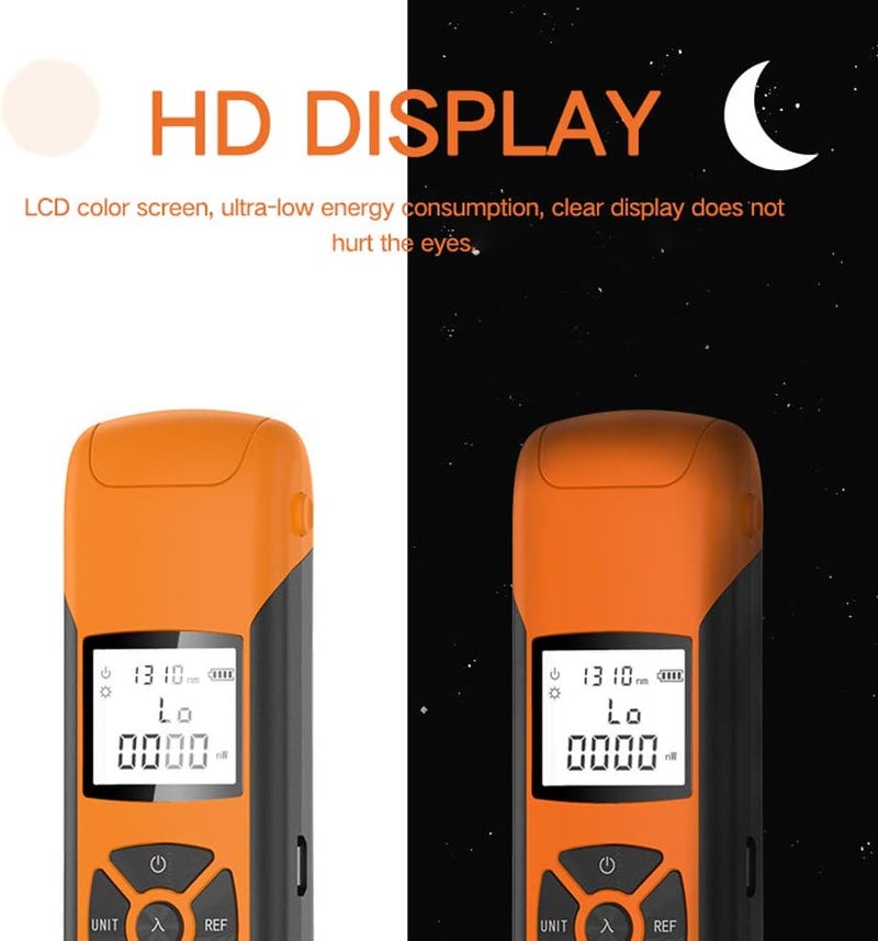 Portable Lightweight Optical Power Meter High Precision Rechargeable Optical Power Meter 7 Wavelength - Image 4