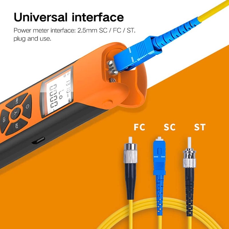 Portable Lightweight Optical Power Meter High Precision Rechargeable Optical Power Meter 7 Wavelength - Image 5