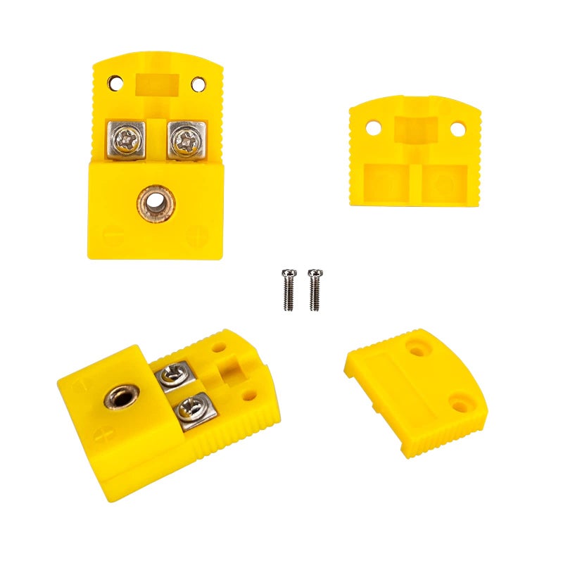 Xnrtop K-Type Thermocouple Connector Adapter Cable Connector 6 Pairs Male and Female Plugs - Image 3