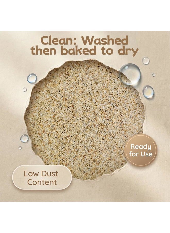 HappyFiller Coarse Silica Sand, Natural Vase Filler for Crafts & Terrariums, 2 LB - Image 2