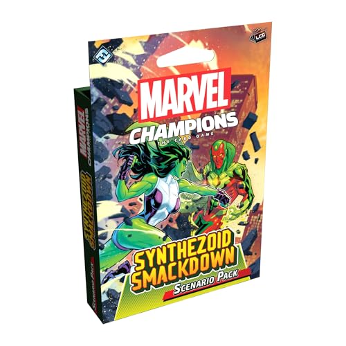 Asmodee Marvel Champions The Card Game Synthezoid Smackdown Scenario Pack SheHulk vs Vision Civil War Cooperative Strategy Game for Kids Adults Ages 14 14 Players 4590 Min Playtime - Image 1