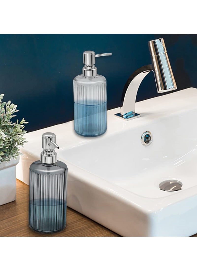 Barakah Glass Soap Dispensers, 17 Oz Versatile Lotion and Liquid Soap Dispenser with Pump for Bathroom, Countertop, Kitchen and Laundry Room - Image 5