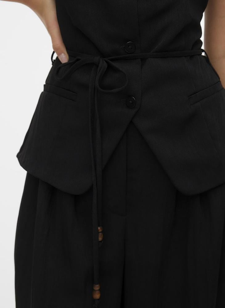 VERO MODA Casual Belted Waistcoat - Image 3