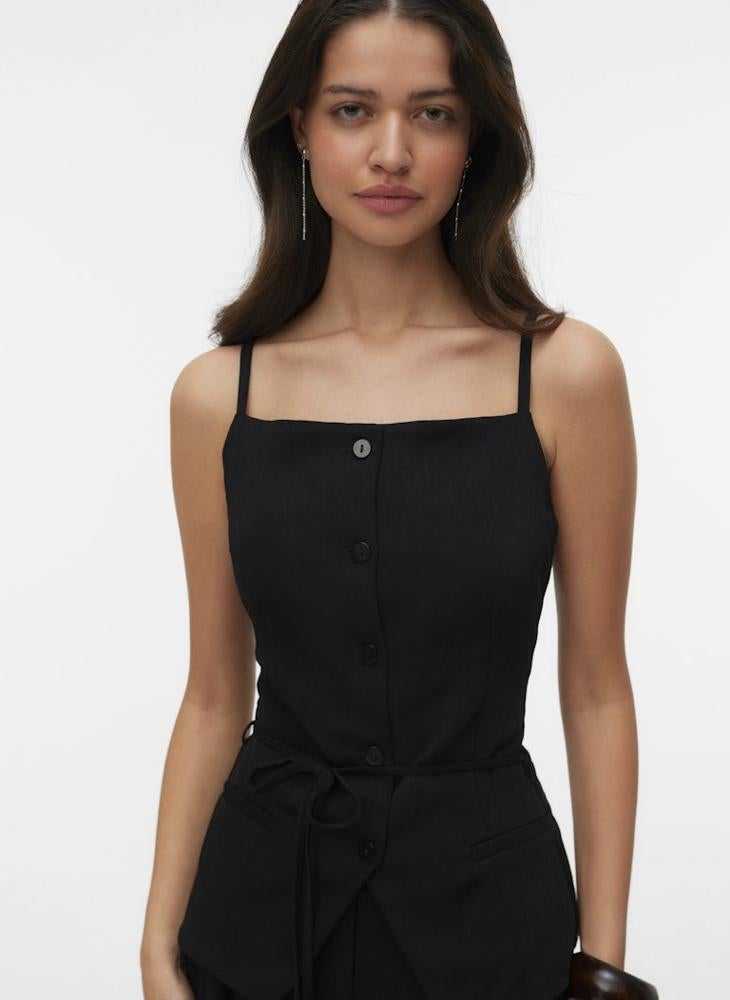 VERO MODA Casual Belted Waistcoat - Image 1