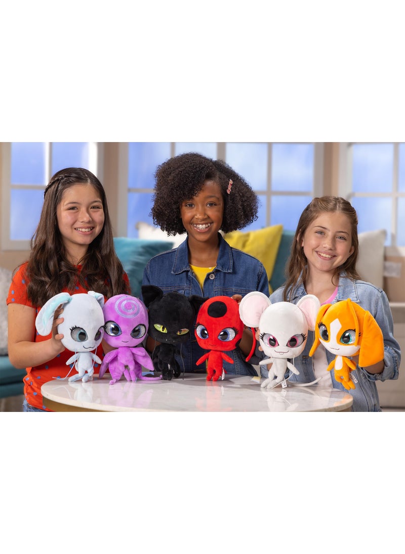 Miraculous Miraculous Ladybug Kwami Mon Ami Plush Toy - Tikki The Ladybug, Super Soft Stuffed Animal - 9-inch Collectible Plush Figure, Ladybug & Cat Noir, Gift Stocking Stuffer for Kids & Collectors  - Image 3