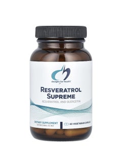 Designs For Health, Resveratrol Supreme, 60 Vegetarian Capsules