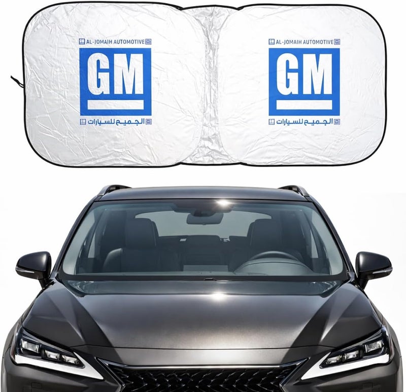 GM Car Windshield Sunshade Foldable Front Glass Cover 150 × 75 cm Reflective Heat Insulation UV Protection Interior Cooling Shield for Sedan SUV - Image 5