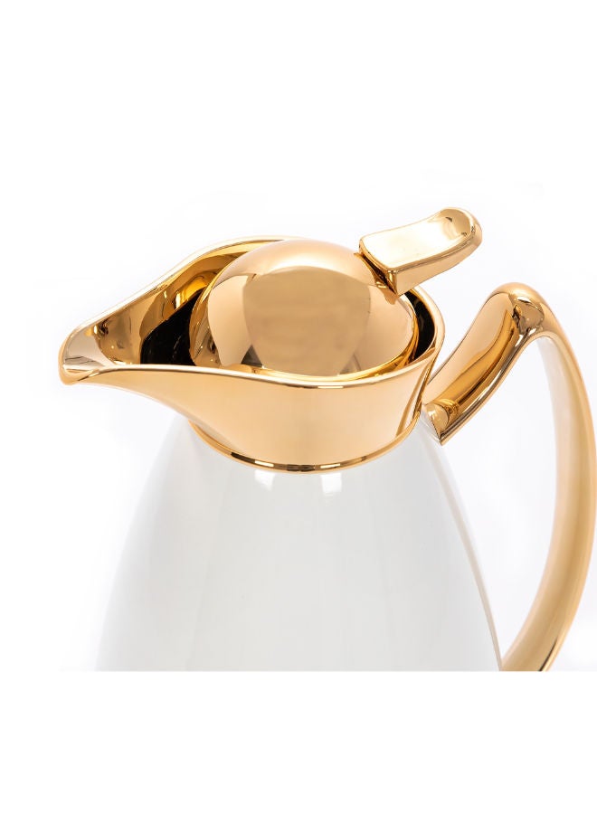 Dallaty Dallety Steel Flask White/Gold 1L - Image 2