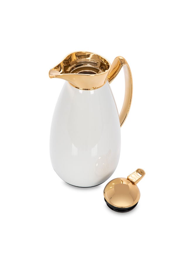 Dallaty Dallety Steel Flask White/Gold 1L - Image 3