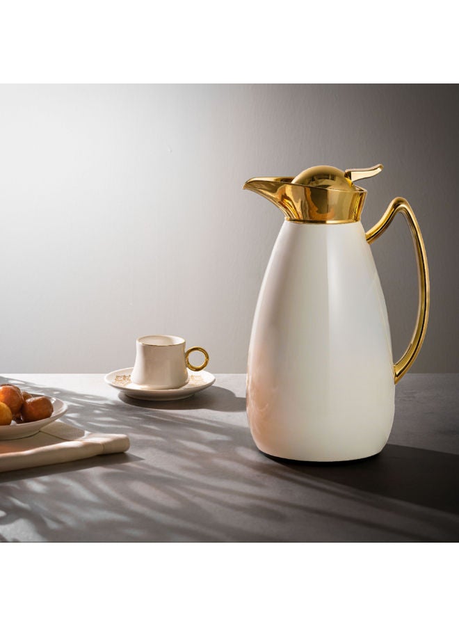 Dallaty Dallety Steel Flask White/Gold 1L - Image 5