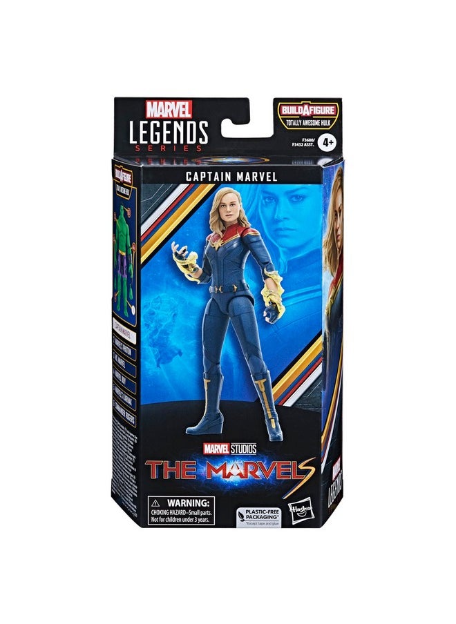 MARVEL - Marvel Legends Series Captain Marvel The Marvels 6Inch Collectible Action Figures Toys For Ages 4 And Up - Image 1
