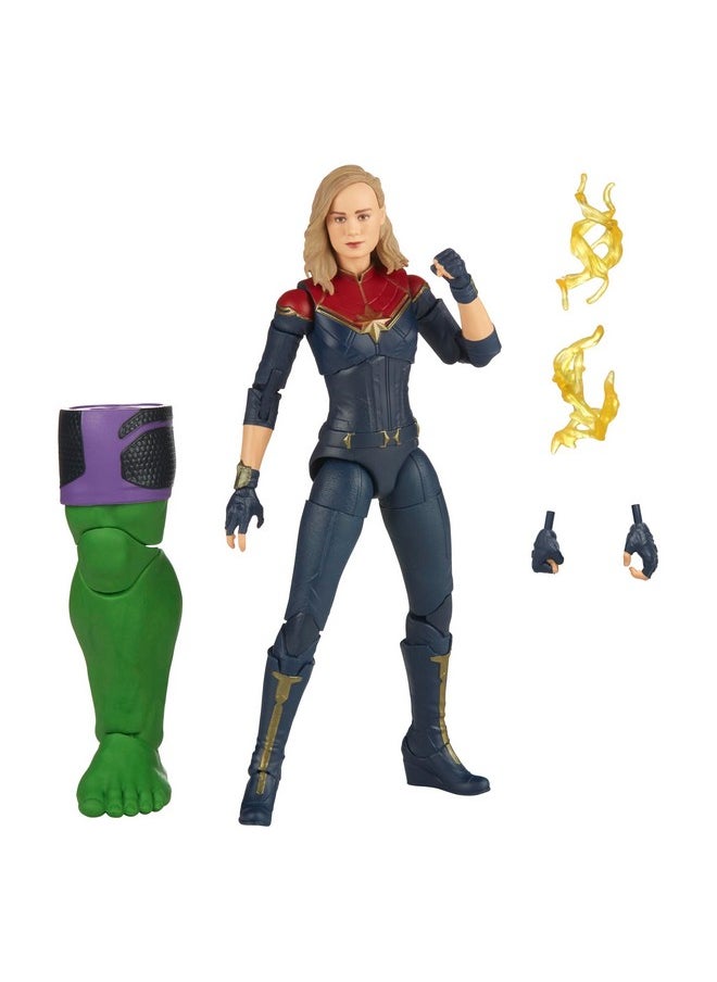 MARVEL - Marvel Legends Series Captain Marvel The Marvels 6Inch Collectible Action Figures Toys For Ages 4 And Up - Image 1