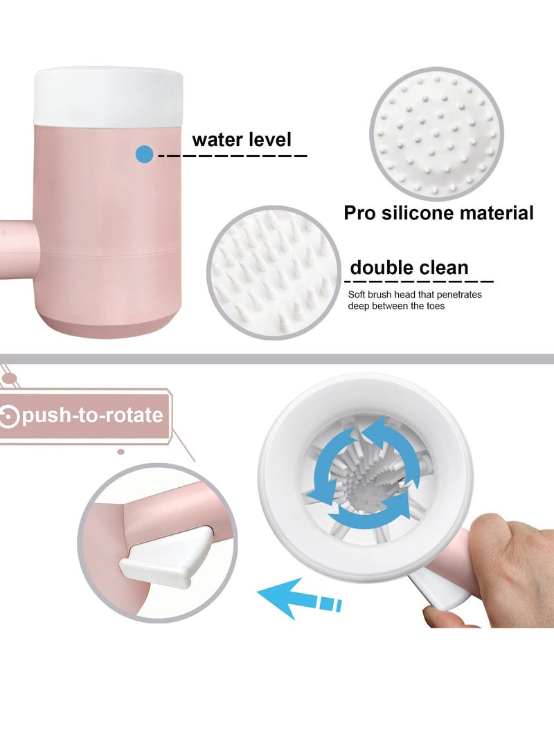 Portable 360° Rotating Dog and Cat Paw Cleaner Cup - Automatic Pet Paw Washing Solution for Easy and Effective Cleaning of Your Furry Friends' Paws. - Image 2