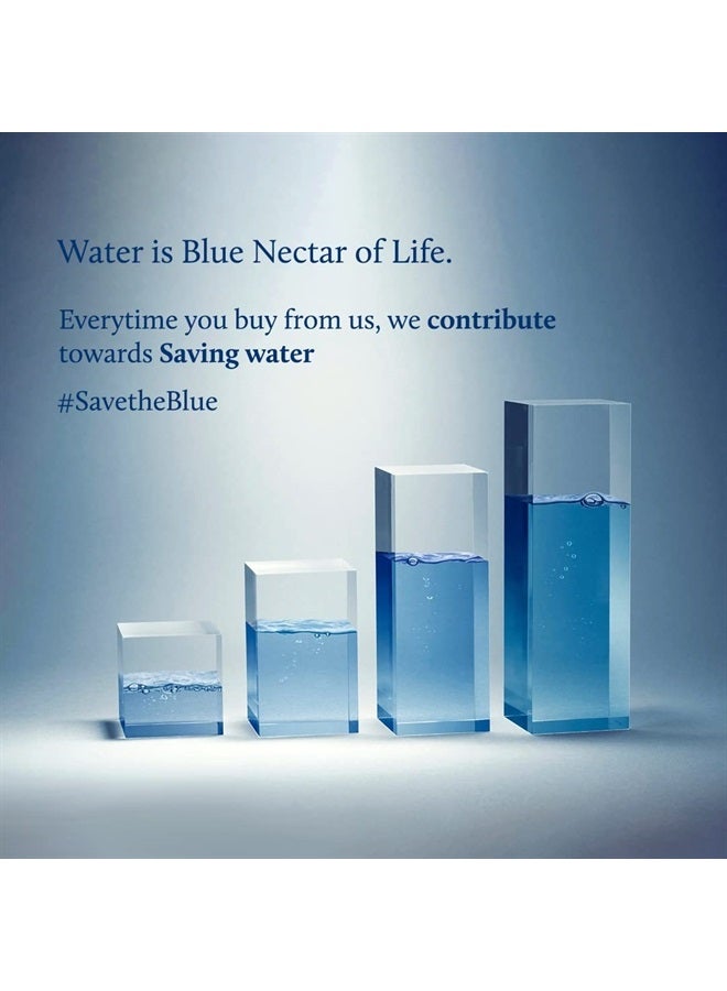 Blue Nectar زيت إكليل الجبل لنمو الشعر مع جوز الهند، برينغراج، أملاء وزيت السمسم | زيت شعر أيورفيدي للشعر الجاف التالف والمجعد (9 أعشاب، 3.38 أونصة سائلة) - Image 3