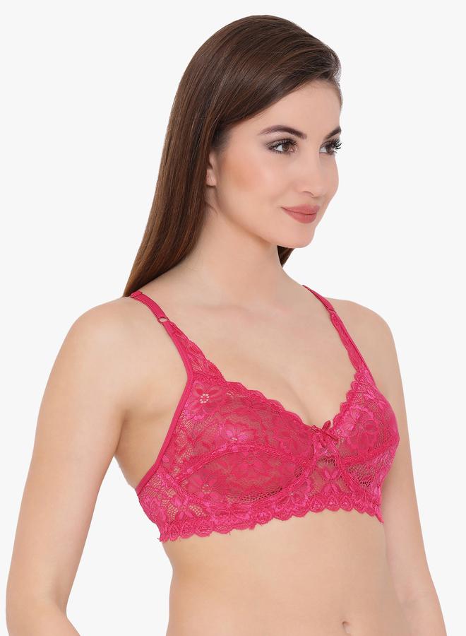 Clovia Pack of 2 - Lace Non-Padded Non-Wired Full Coverage Bra - Image 5