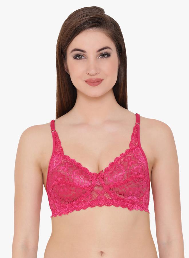 Clovia Pack of 2 - Lace Non-Padded Non-Wired Full Coverage Bra - Image 4