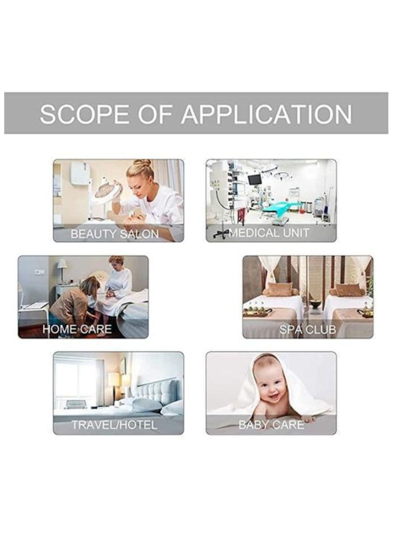 ماكس كير أورجانيك كوزمتيك ملاءات سرير يمكن التخلص منها غير منسوجة – رول واحد | ملاءة ناعمة وقابلة للتنفس لتغطية أسرة المساج، الوجه، الصالون، السبا والتاتو - Image 5