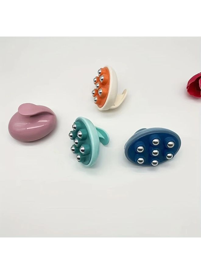 Multi Color Simple And Practical Seven Roller Ball Hand Massager Full Body Massager Relax Muscles Dredge Meridians - Image 5