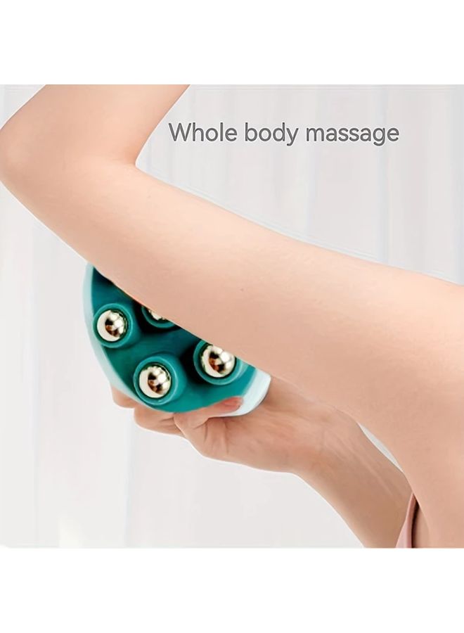 Multi Color Simple And Practical Seven Roller Ball Hand Massager Full Body Massager Relax Muscles Dredge Meridians - Image 2