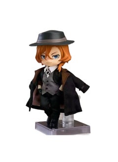 General Wenhao Wild Dog Q version, Zhongyuan Zhongye, suit suit, real clothes, joint movable boxed figure ornament, gifts for fans and friends (14cm)  - Image 1