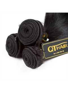 QTHAIR 12A Indian Long Virgin Straight Hair 2 Bundles (32 32 Inches) Long Straight Human Hair Extensions Can be Dyed And Styled Hair Weaving  - Image 3