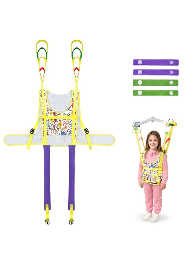 Ehucon Children Patient Lift Sling, Printed Divided Leg Transfer Sling for Kids, Comfortable Medical Lift Sling for Home Use, Toileting & Transfer Support for Disabled and Bedridden Children - Image 1