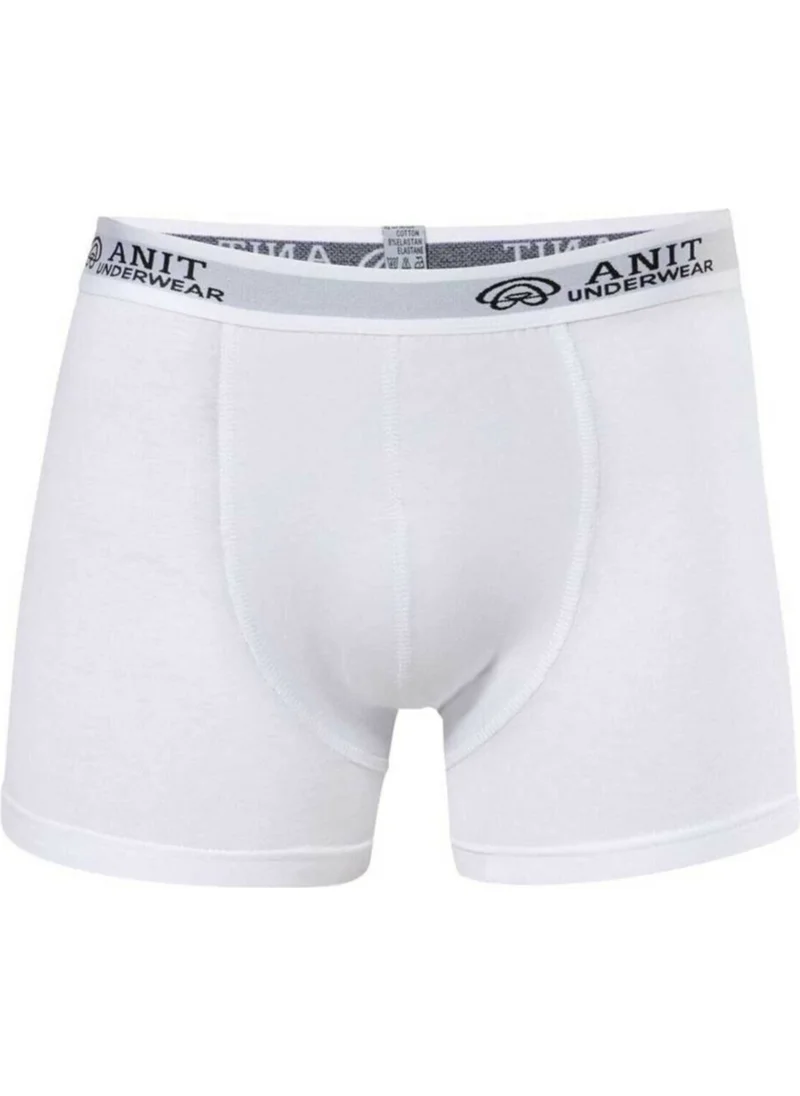 Anıt Lingerie Anit 1115 White 3 Piece Lycra Cotton Men's Boxer