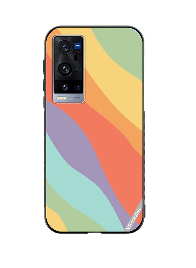 VR CREATIVE Protective Case Cover For Vivo X60 Pro Plus Layer Design Multicolour - Image 1