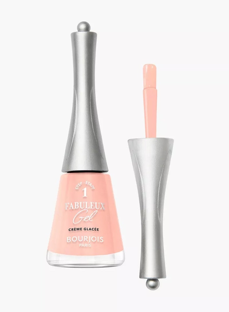BOURJOIS PARIS Fabuleux Gel Nail Polish - 120 - Crème Glacée 9Ml