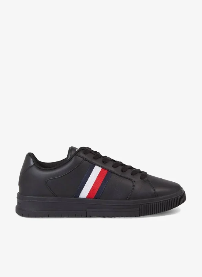Essential Leather Signature Tape Sneakers