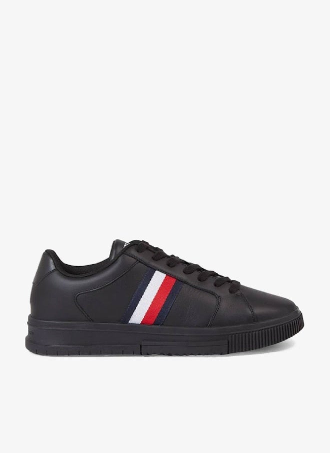 TOMMY HILFIGER Essential Leather Signature Tape Sneakers - Image 1