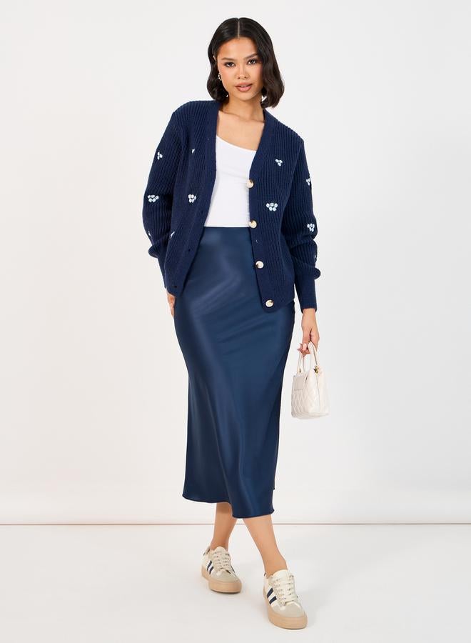 ستايلي كارديجان بقصة عادية وأزرار غلق - Image 2