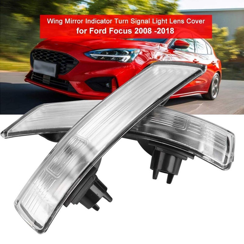 Nikou Nikou LED Turn Signal Lights - Wing Mirror Indicator,Turn Signal Light Lens Cover for Ford Focus 2008-2018 1 Pack - Image 2