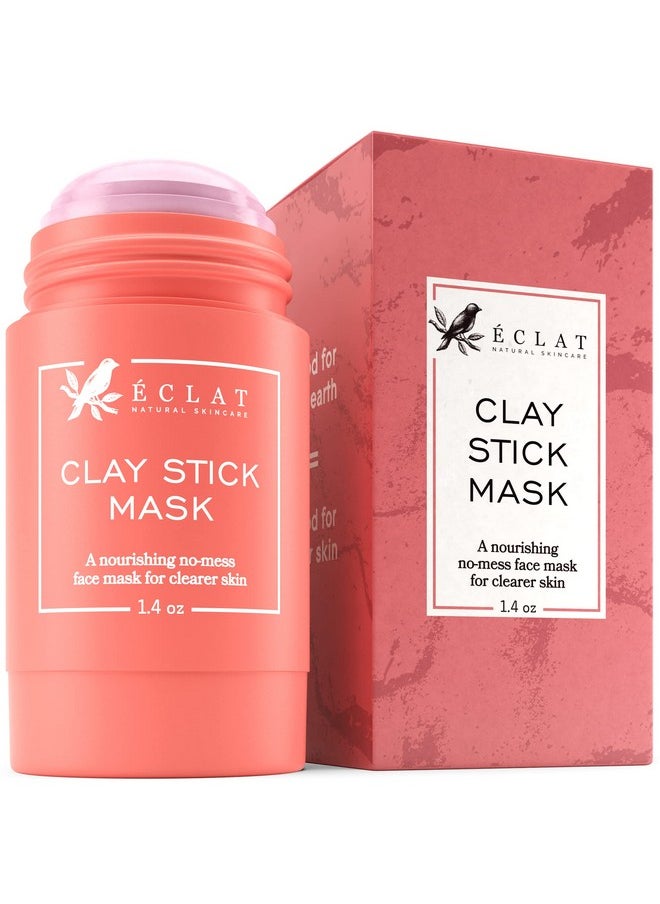 Nourishing Clay Stick Mask For Clearer Brighter And Hydrated Skin Unclog Pores And Removes Blackheads With Detoxifying Kaolin Clay And Caffeine 1.4 Oz