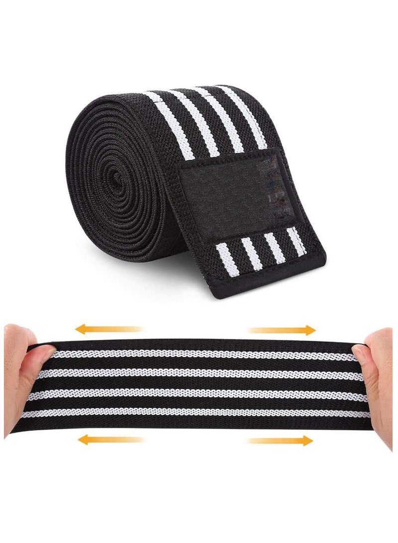 SOLARAE Elastic Compression Leg Sleeve, Thigh Knee Wrap Calf Brace Support for Hamstring Ankle and Elbow Joints Pain Relief, Calf Pain Relief, Leg Compression Sleeve for Men and Women - Image 2