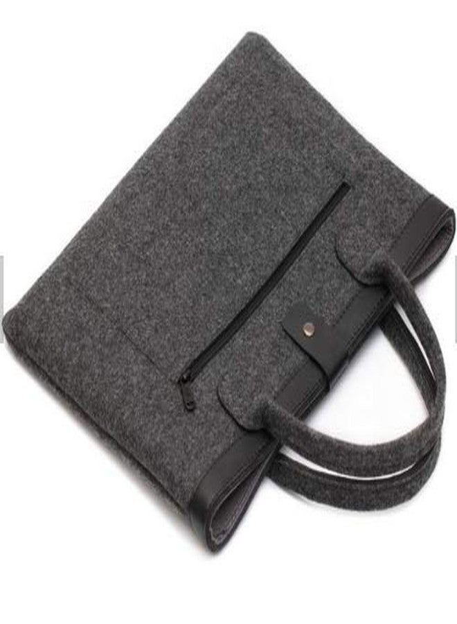Aeoss Polyester Felt Multipurpose Laptop office shopping Sleeve Bag for Business Office (15.6 Inch) - Image 2