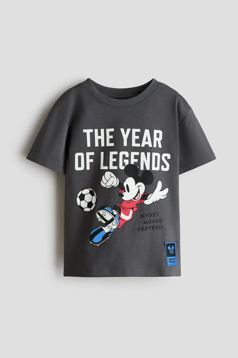 H&M Print-motif cotton T-shirt