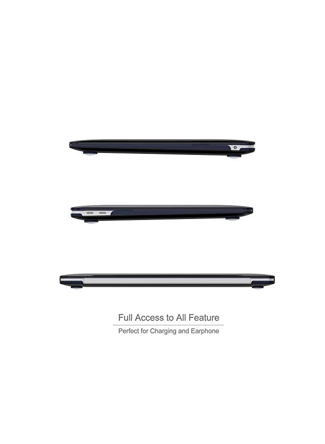 Procases MacBook Air 13 Inch Case 2020 2019 2018 Release A2337 M1 A2179 A1932, Hard Case Shell Cover for MacBook Air 13-inch Model A2179 A1932 with Keyboard Skin Cover -Black - Image 5