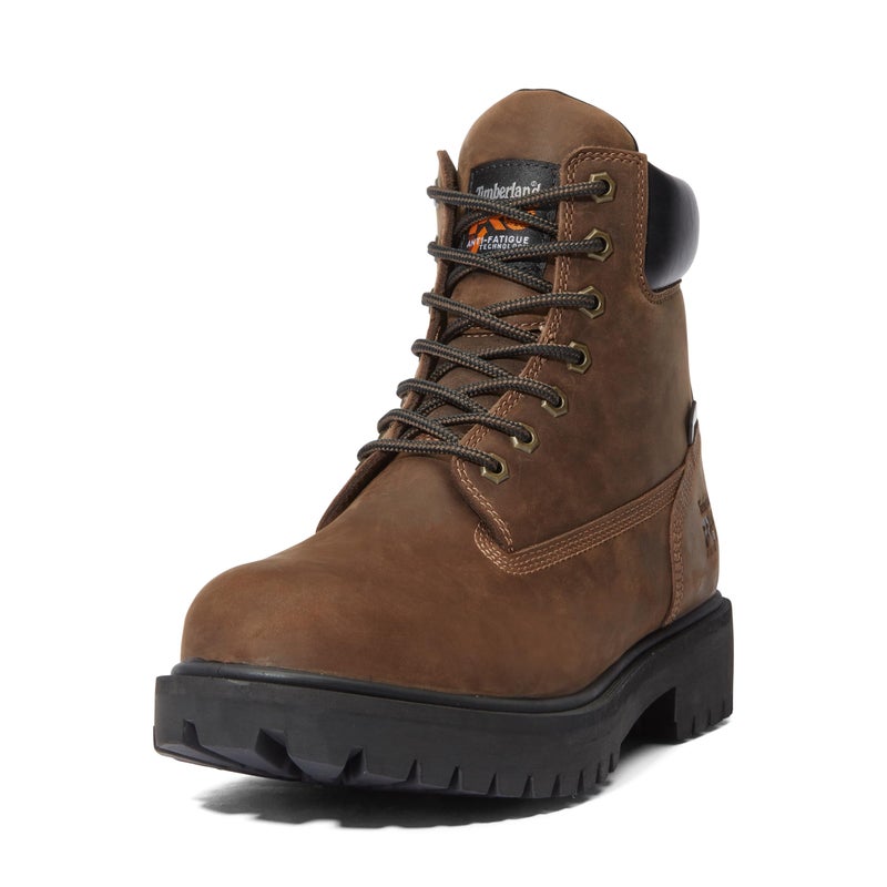 Timberland حذاء عمل صناعي مضاد للتعب من تيمبرلاند برو للرجال، 6 إنش، رأس ناعم، معزول، مقاوم للماء، بني - 2024 جديد، 9 م - Image 5