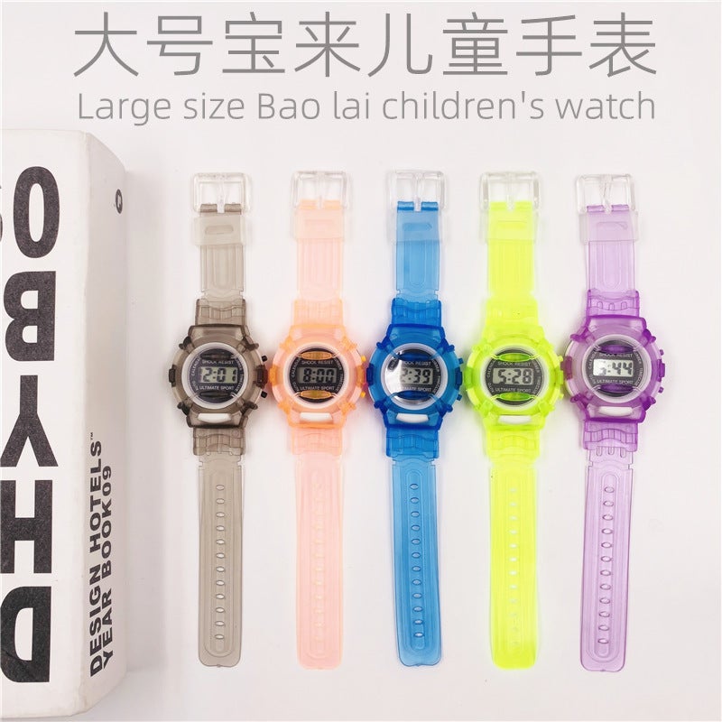 Student Watch Student Small Watch Children'S Jelly Watch Cartoon Boys And Girls Electronic Watch Explosions - Image 2