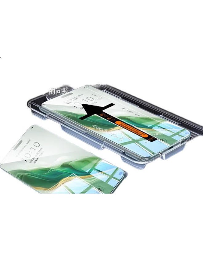 Divi [2 Pieces Premium] Tempered Glass Screen Protector For Honor Magic7 Pro, Magic7 Pro Phone Film, High-Definition Curved Full-Screen Film, Anti-Scratch, Anti-Fingerprint, Easy Installation, Dust-Free - Image 3