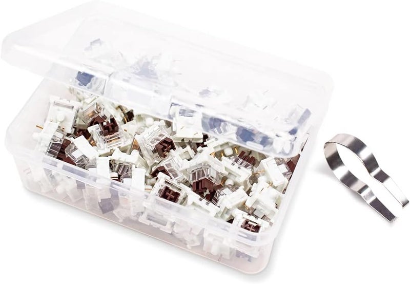 MarsHopper OUTEMU Brown Switch 3-Pin Key Switch Replacemen - Cherry MX Equivalent DIY Replaceable Switches for Mechanical Gaming Keyboards(70PCS) - Image 3