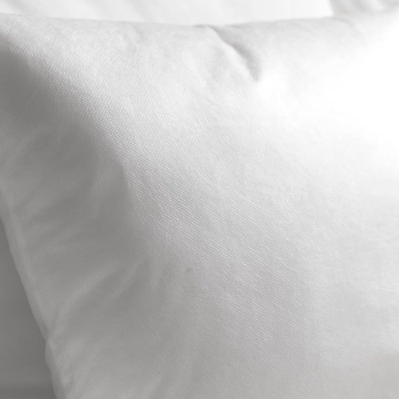 حشوة وسادة Sleep Well مع غطاء خارجي غير منسوج وحشوة من الألياف المجوفة – 55x55 سم أبيض (مجموعة من قطعتين) - Image 4