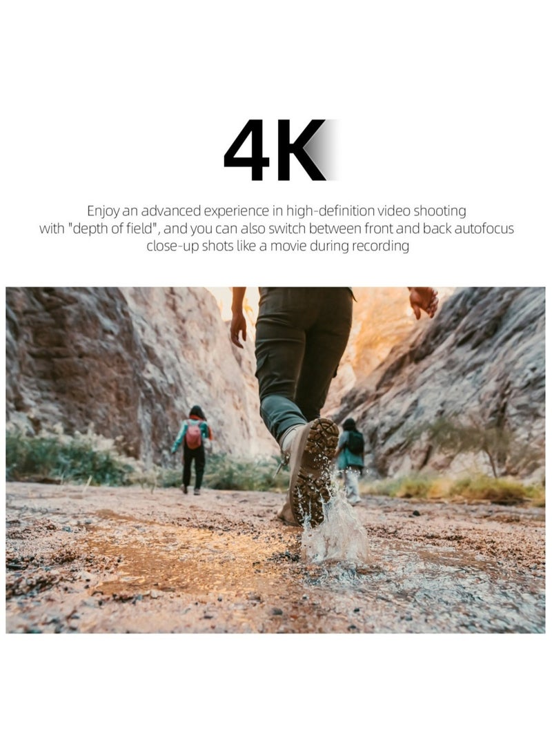 Generic 64MP Digital Camera 4K Vlogging with IPS Screen 28X Zoom Anti Shake WiFi Beauty Filter 64GB SD Card Compact for YouTube Live Streaming Travel Photography Student Gift - Image 5