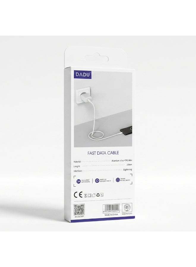دادو كابل USB إلى لايتنينج من DC-C210 – شحن سريع 3.0 أمبير – قدرة 18 واط – نقل بيانات سريع – خامة مقاومة للاشتعال – شحن آمن - Image 2